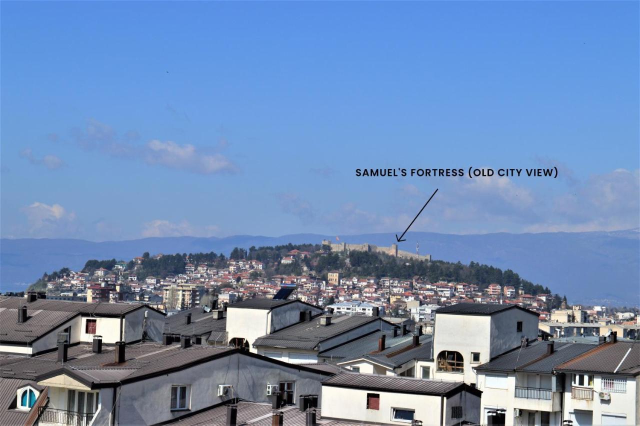 Charming & Spacious 2 Bedroom Apartment With A Gorgeous 8Th-Floor View Ohrid Exterior foto